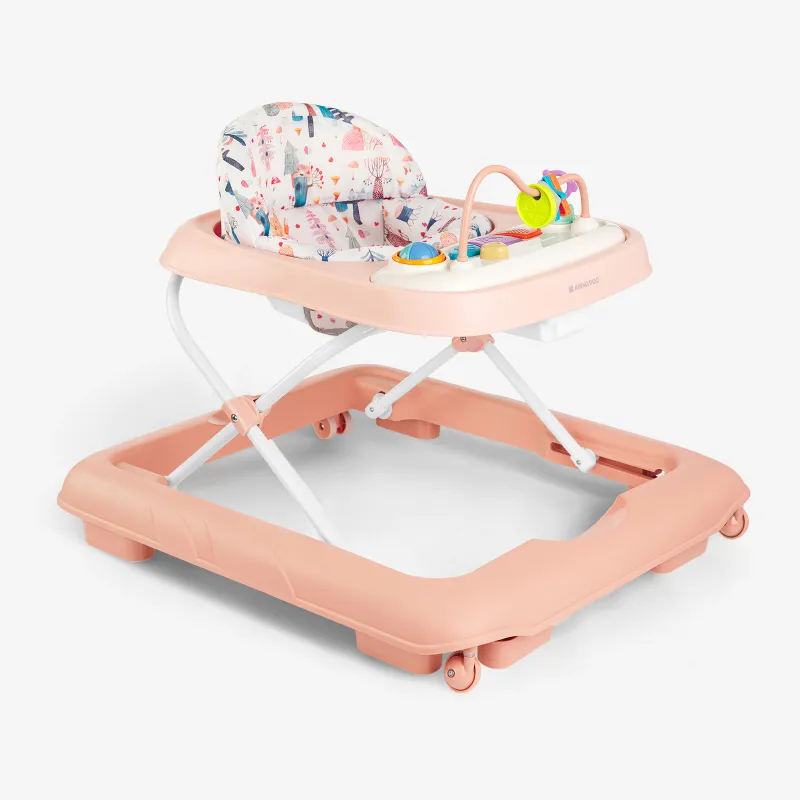 Girello Per Bambini Poppy con Luci e Suoni Rosa