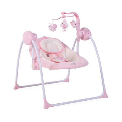 Altalena Elettronica Baby Swing Rosa