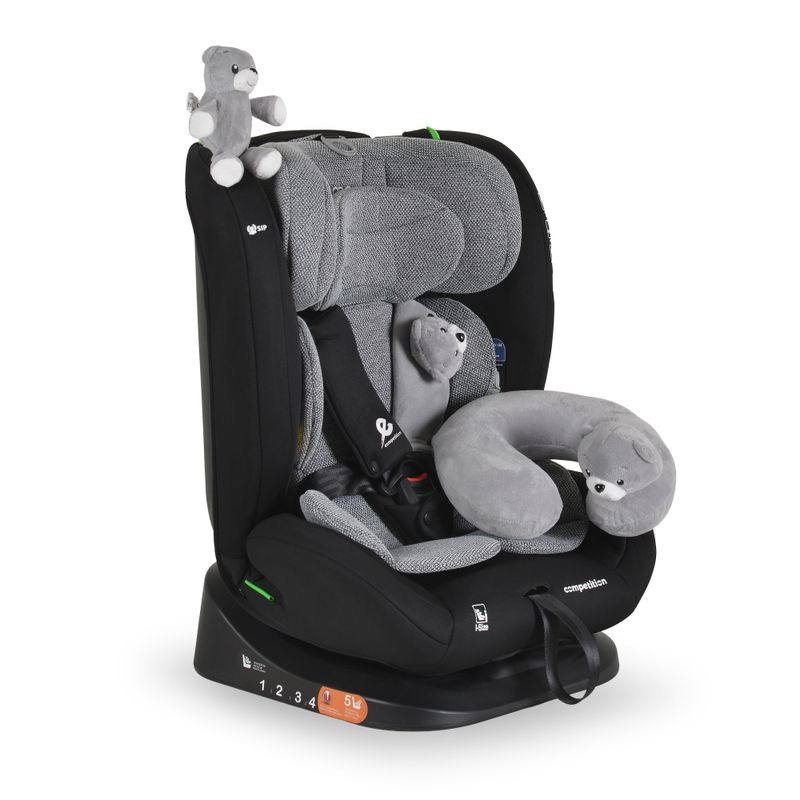 Seggiolino Auto Orsetto Grigio Competition, per bambini dalla nascita fino a 150 cm
