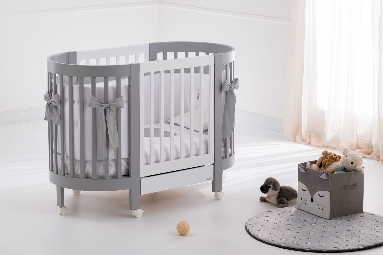 Culla Evolutiva Grigio (Set Materassi Omaggio)