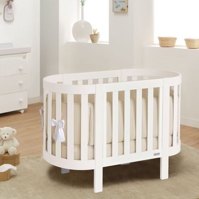 Culla Evolutiva Evoc Bianco (Kit Tessile a Scelta)