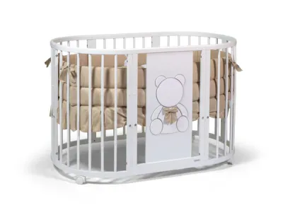 Culla Evolutiva Marilyn Orso Led (Kit Tessile a Scelta)