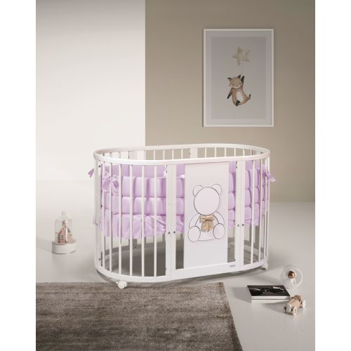 Culla Evolutiva Marilyn Orso Led (Kit Tessile a Scelta)