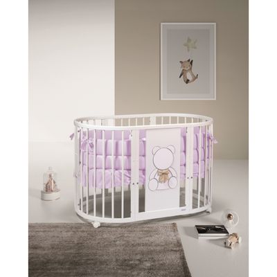 Culla Evolutiva Marilyn Orso Led (Kit Tessile a Scelta)