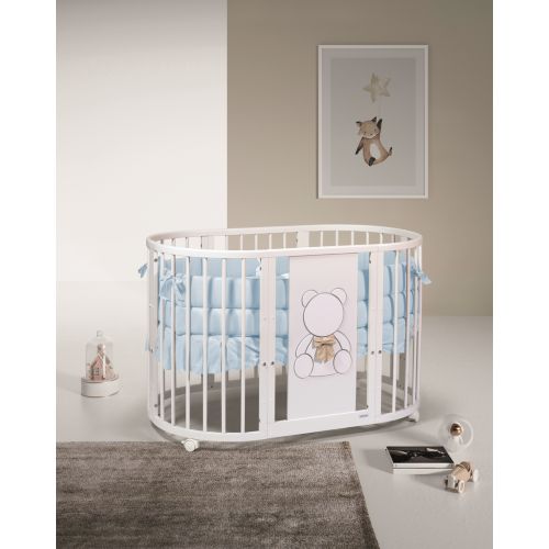 Culla Evolutiva Marilyn Orso Led (Kit Tessile a Scelta)