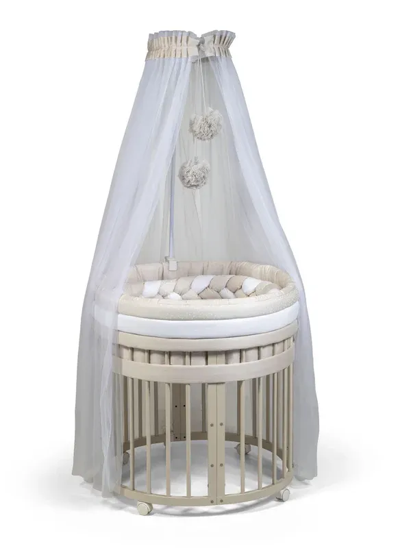 Culla Evolutiva Marilyn Elite Tortora (Kit Tessile a Scelta)