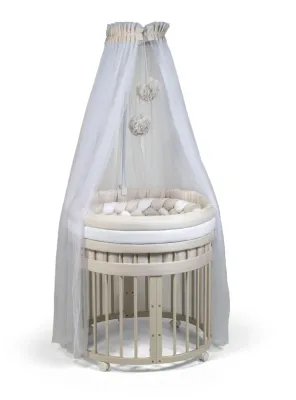 Culla Evolutiva Marilyn Elite Tortora (Kit Tessile a Scelta)