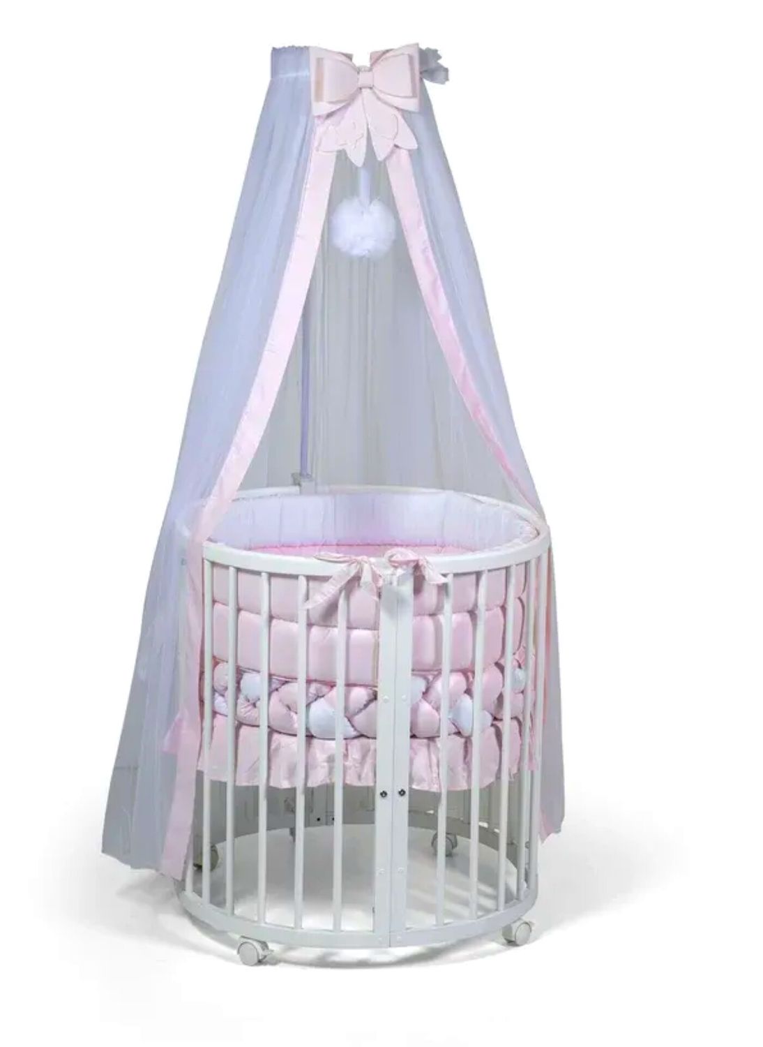 Culla Evolutiva Marilyn Bianca (Kit Tessile a Scelta)