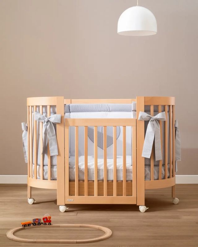 Culla Evolutiva Giulia Naturale (Materassi Omaggio)