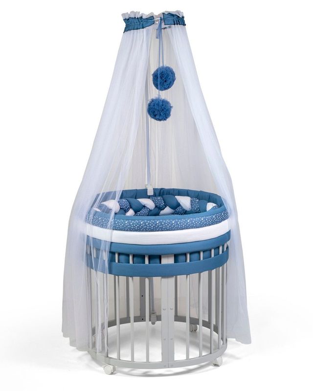 Culla Evolutiva Marilyn Elite Bianca (Kit Tessile a Scelta)