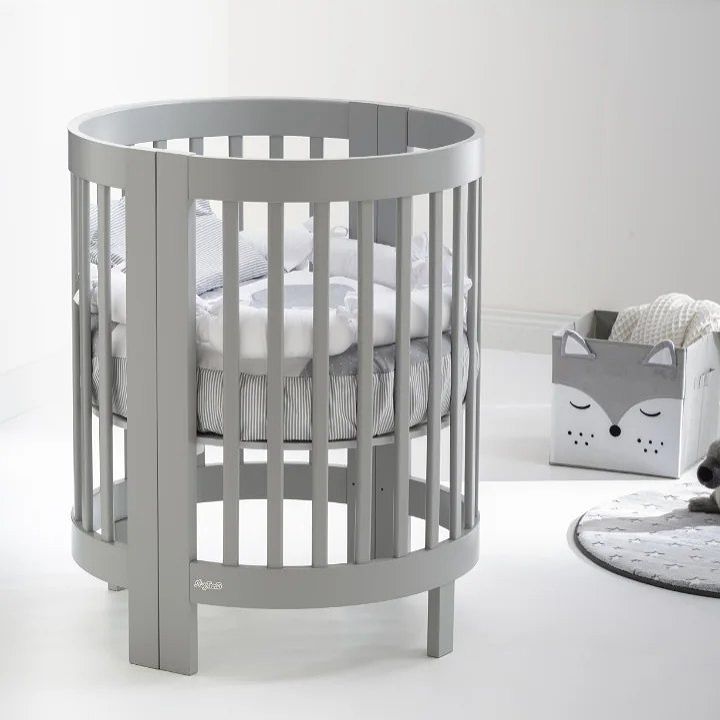 Culla Evolutiva Giulia Grigia (Kit Tessile a Scelta)
