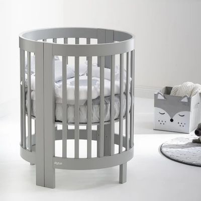 Culla Evolutiva Giulia Grigia (Kit Tessile a Scelta)