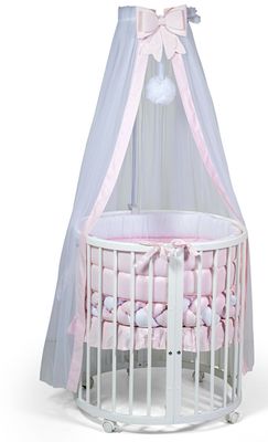 Culla Evolutiva Marilyn Bianca (Kit Tessile a Scelta)