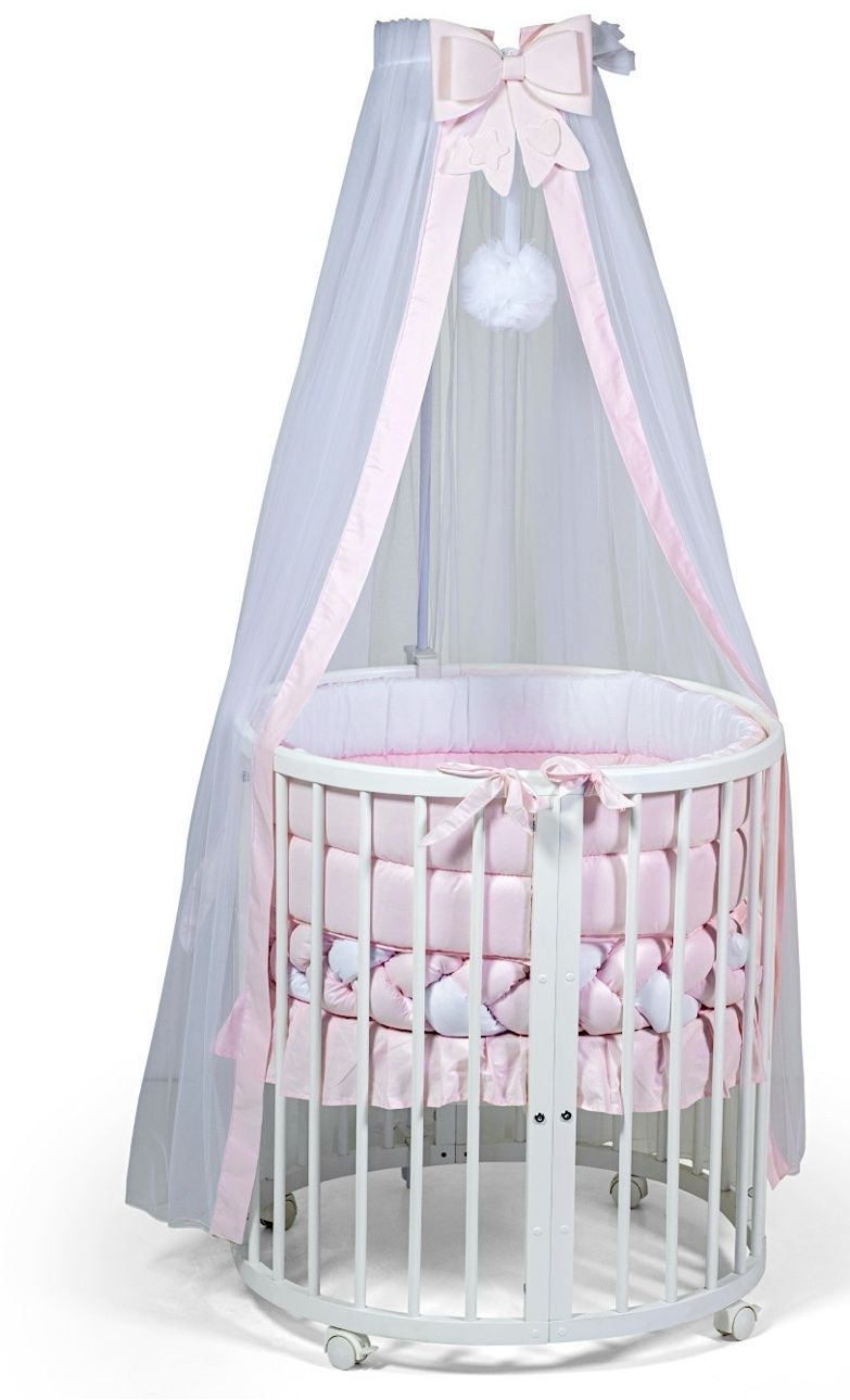 Culla Evolutiva Marilyn Bianca (Kit Tessile a Scelta)