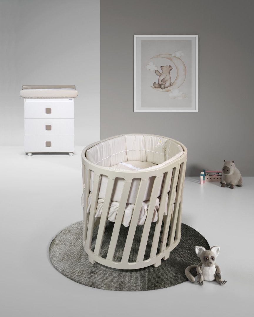 Culla Evolutiva Project Sabbia (Kit Tessile a Scelta)