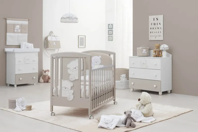 Cameretta Orso Jolie Tortora