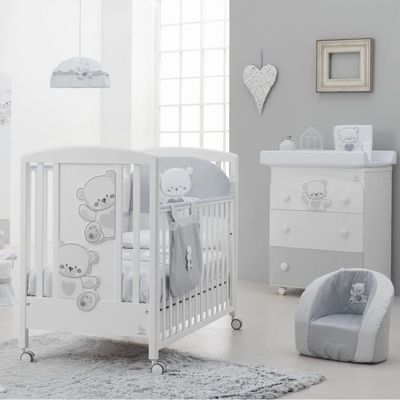 Cameretta Orso Jolie Grigio Cameretta Orso Jolie Grigio