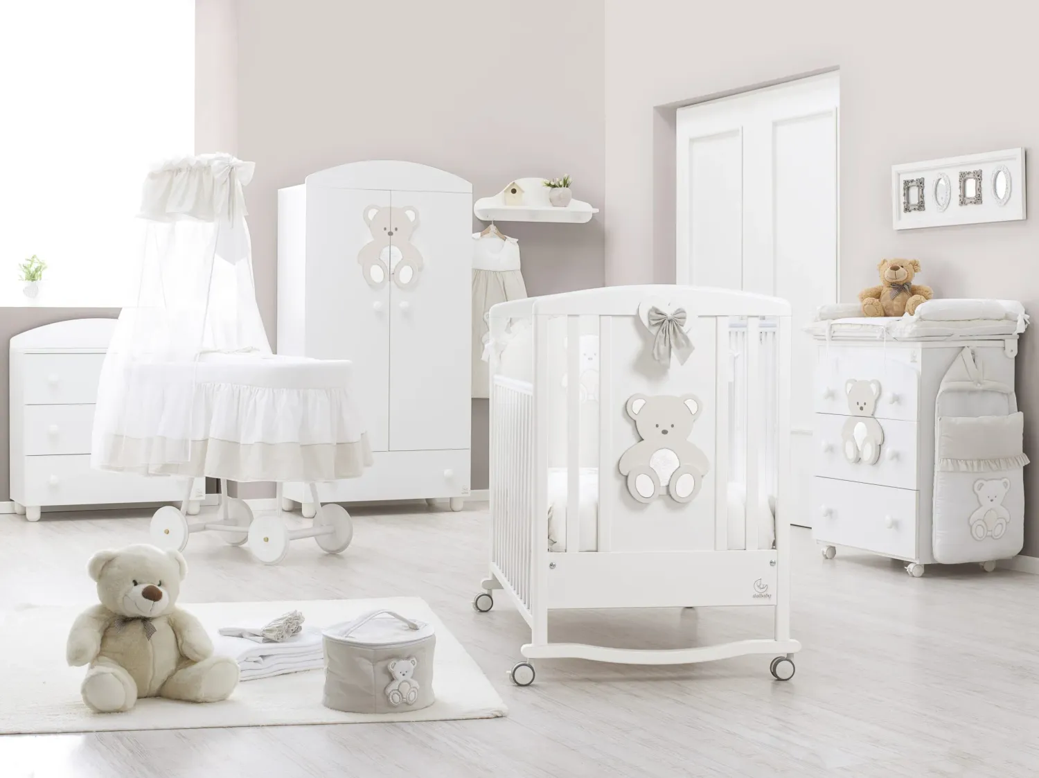 Cameretta Orso Peluche Tortora