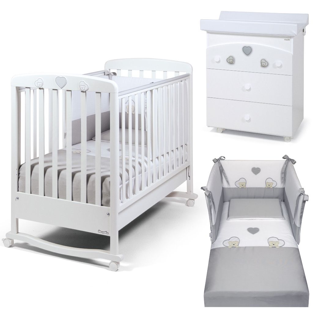 Cameretta Fluffy Grigio