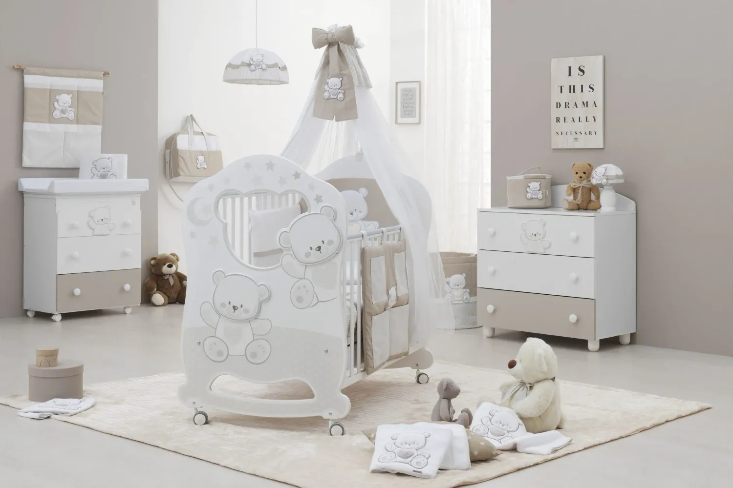 Cameretta Jolie Oblò Tortora