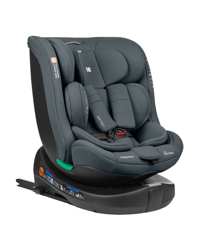 Seggiolino Auto i-Round, con Isofix e rotazione a 360°, dalla nascita fino a 12 anni, Grigio Seggiolino Auto i-Round, con Isofix e rotazione a 360°, dalla nascita fino a 12 anni, Grigio