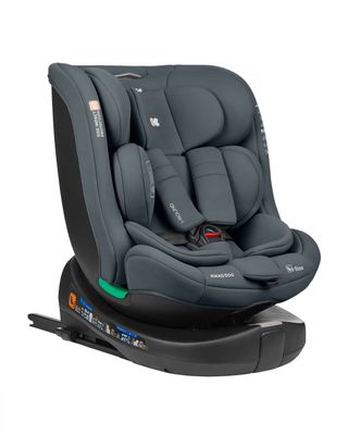Seggiolino Auto i-Round, con Isofix e rotazione a 360°, dalla nascita fino a 12 anni, Grigio