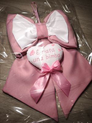 Fiocco Nascita Realizzato a Mano