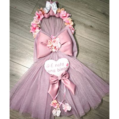 Fiocco Nascita Realizzato a Mano