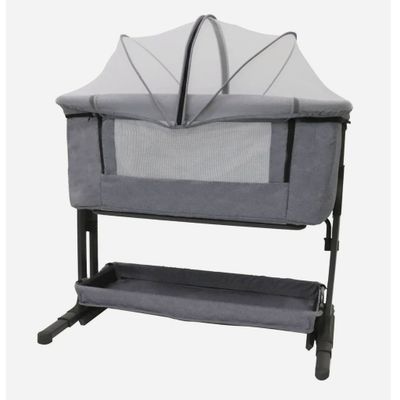 Culla Co-Sleeping con Zanzariera Grigio