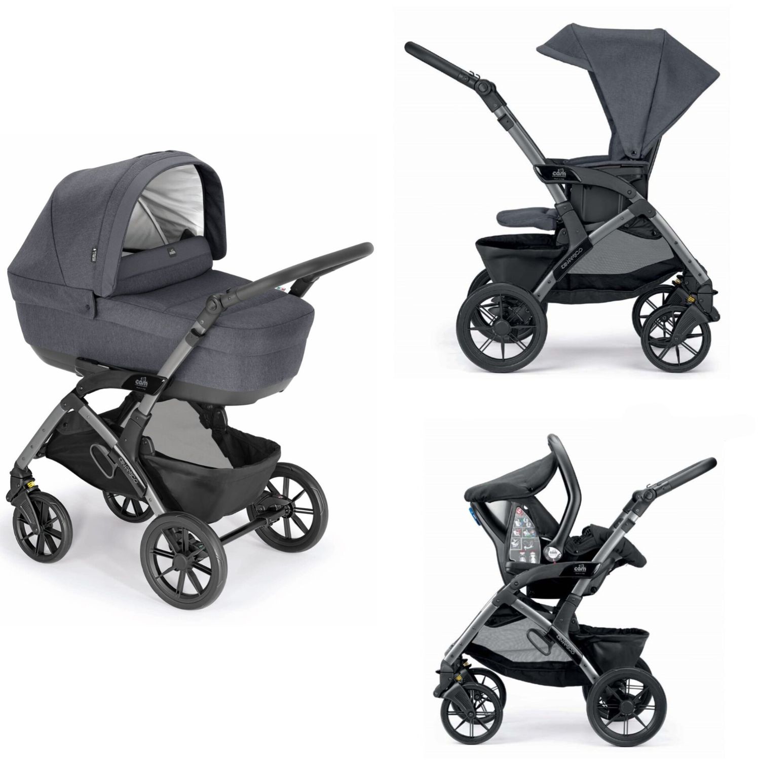 Trio Cam Dinamico Antracite