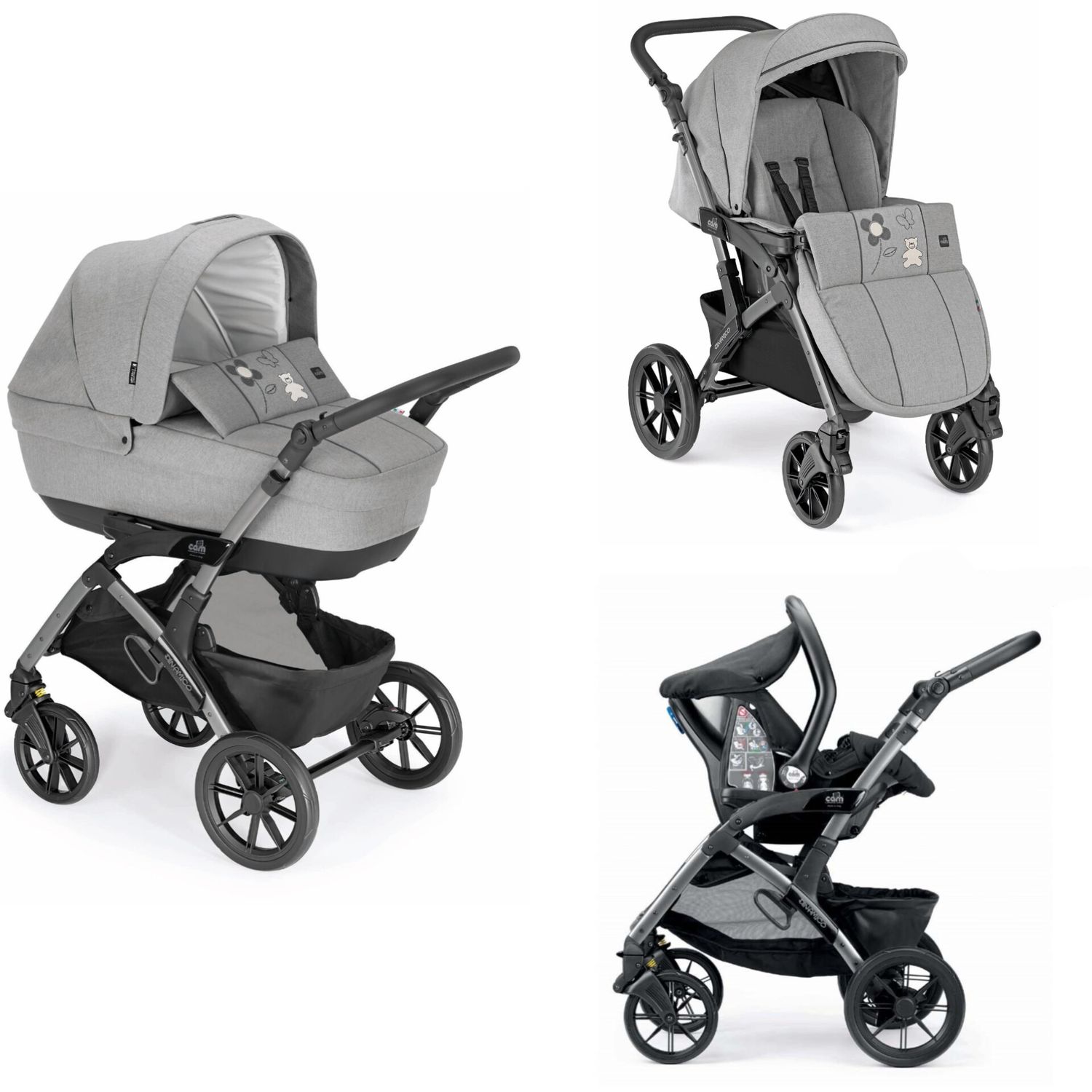 Trio Cam Dinamico Orso Grigio