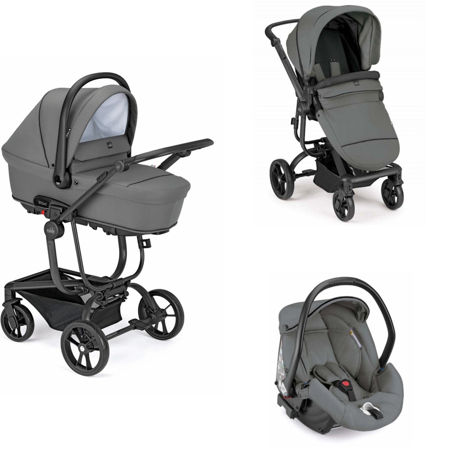 Trio Cam Taski Grigio