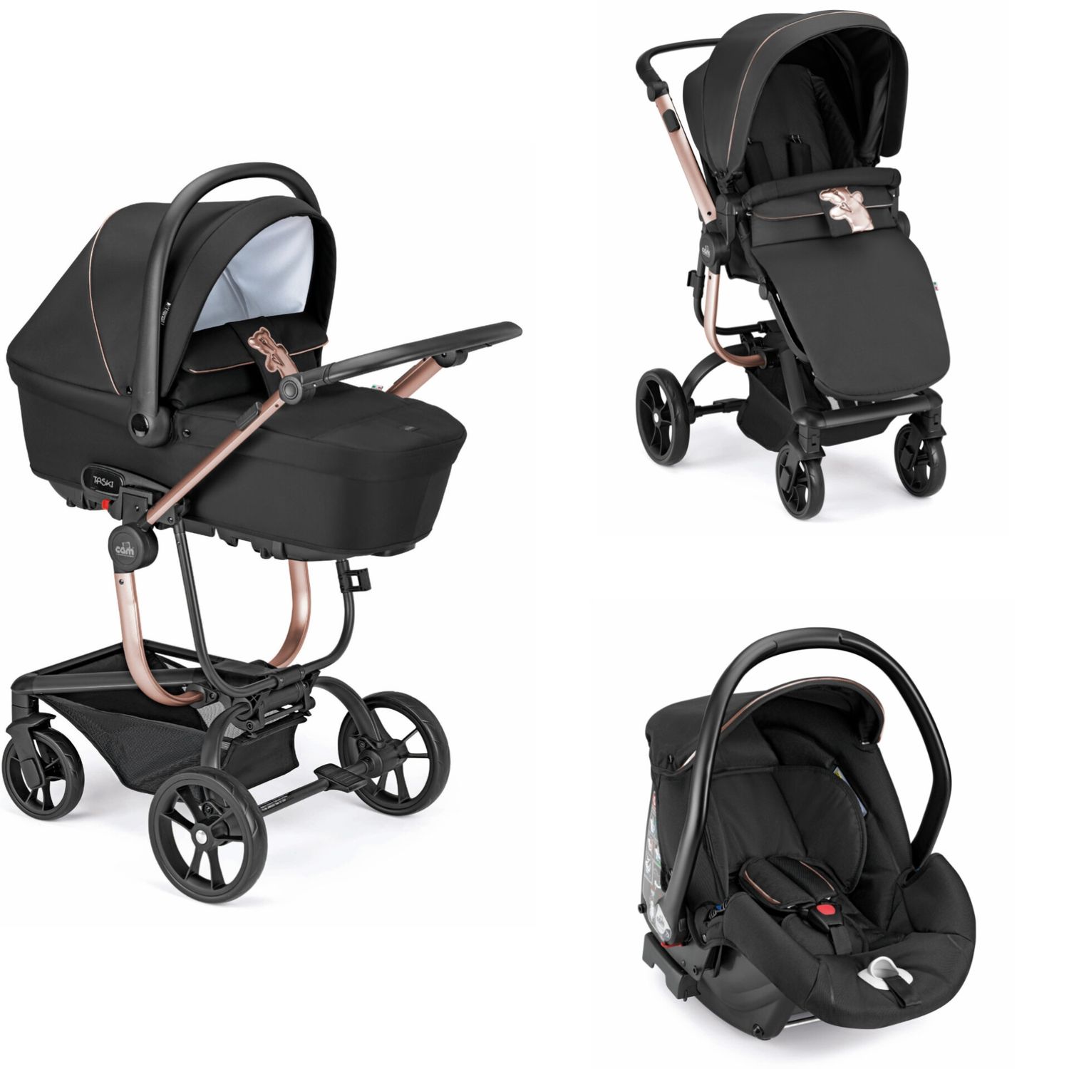 Trio Cam Taski Orsetto Nero