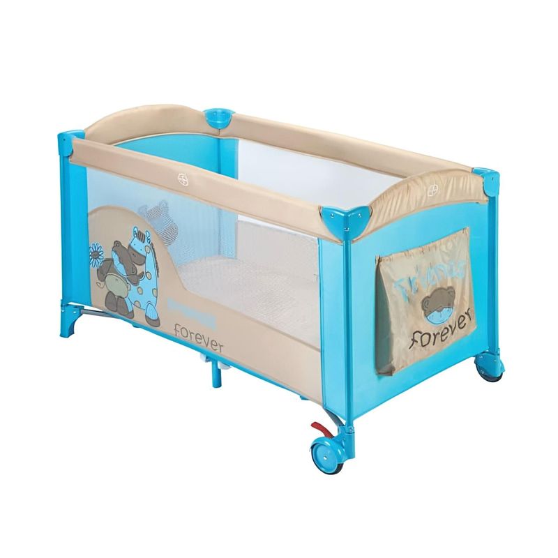 Lettino da viaggio Pisolo Celeste con Kit Doppia Altezza