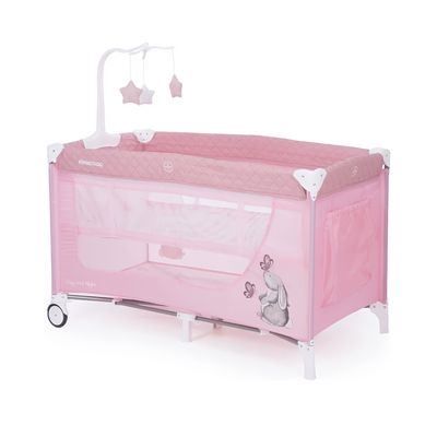 Lettino da viaggio Day e Night Coniglio Rosa con Kit Doppia Altezza