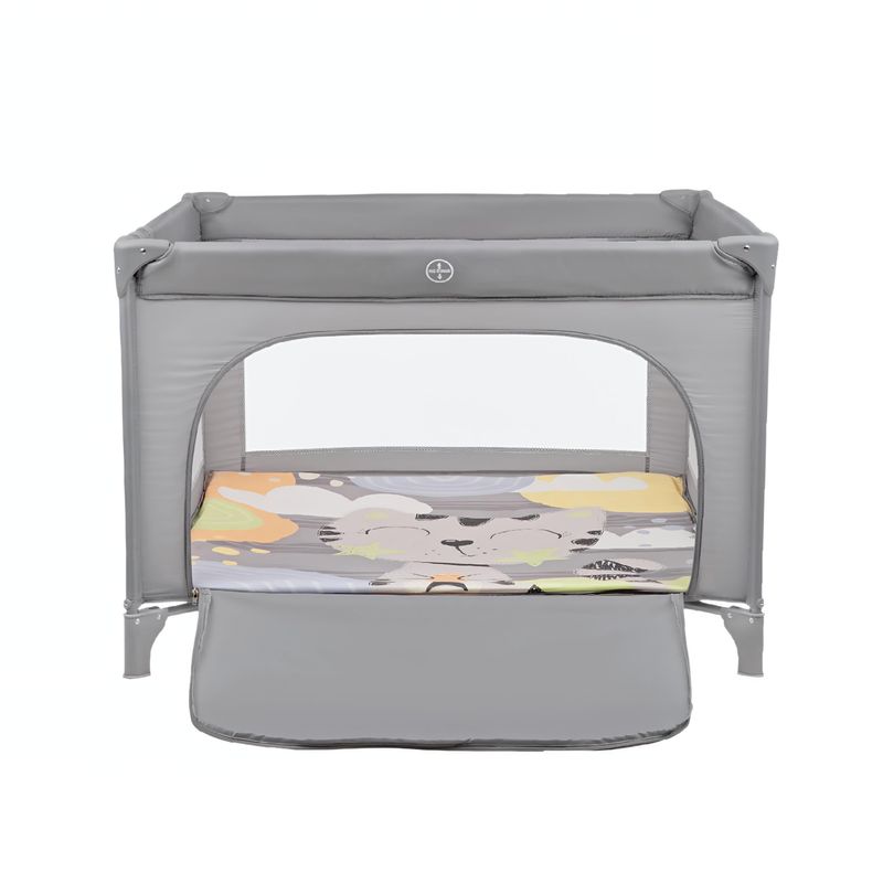 Box Lettino da viaggio Enjoy Grigio