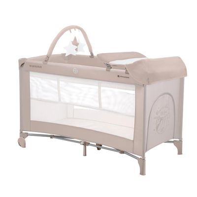 Lettino da viaggio So Gifted Plus Tortora con Kit Doppia Altezza