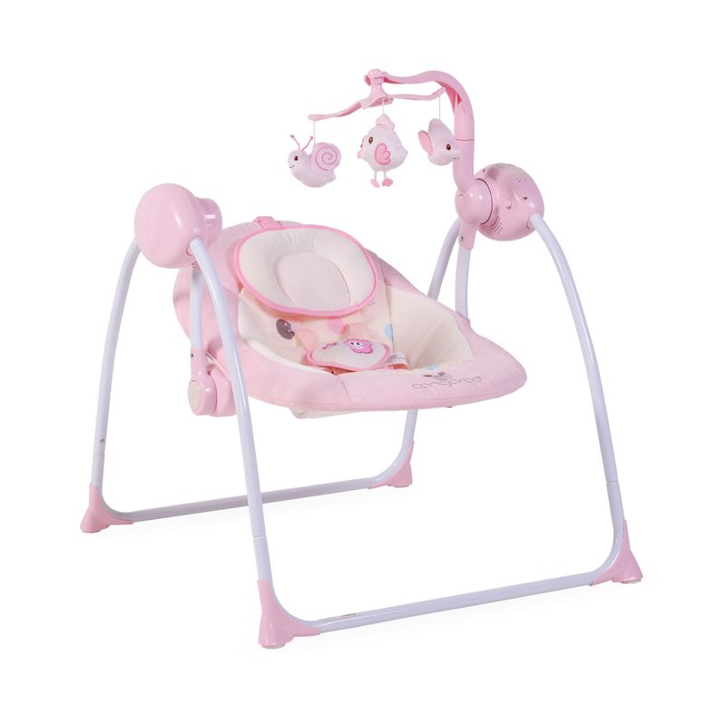 Altalena Elettronica Baby Swing Rosa