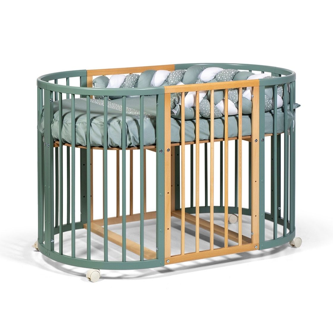 Culla Evolutiva Marilyn Salvia (Materassi Omaggio)