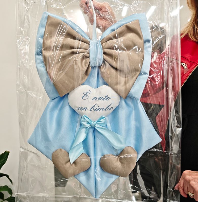 Fiocco Nascita Realizzato a Mano