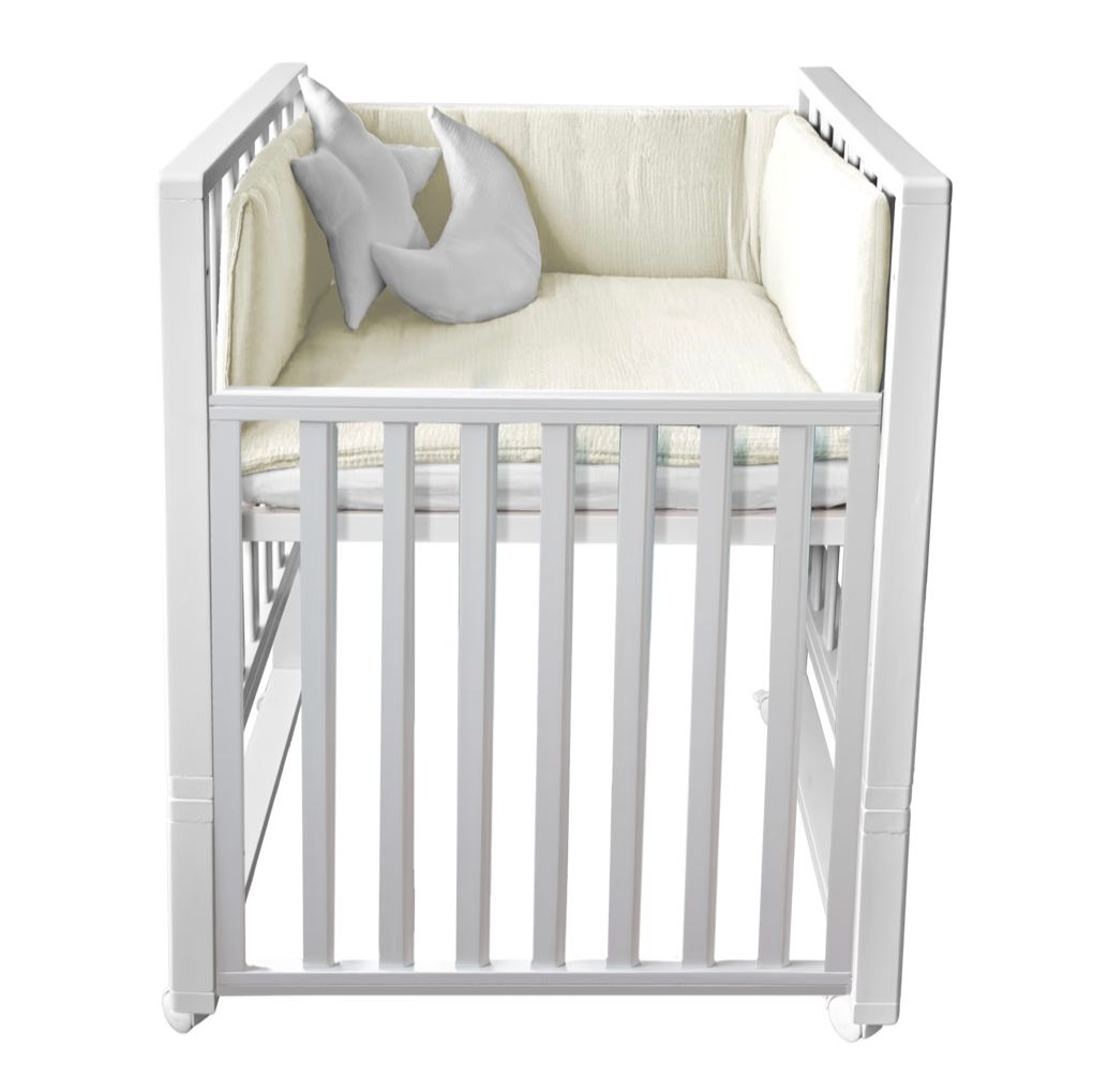 Culla Evolutiva Infinito Bianco (Kit Tessile a Scelta)