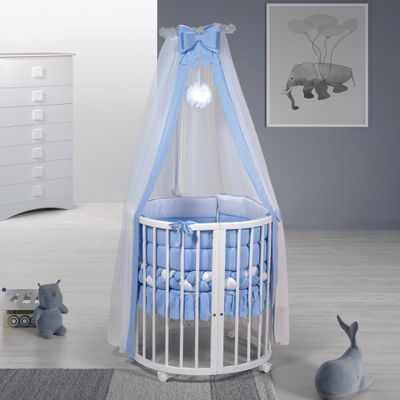 Culla Evolutiva Marilyn Bianca (Kit Tessile a Scelta)