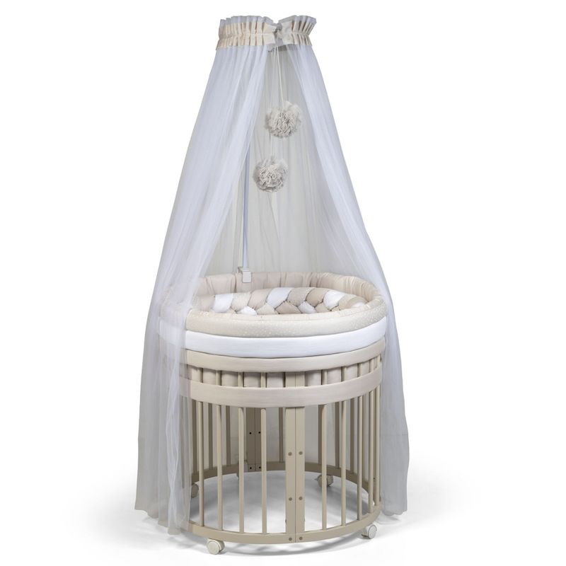 Culla Evolutiva Marilyn Elite Tortora (Kit Tessile a Scelta)