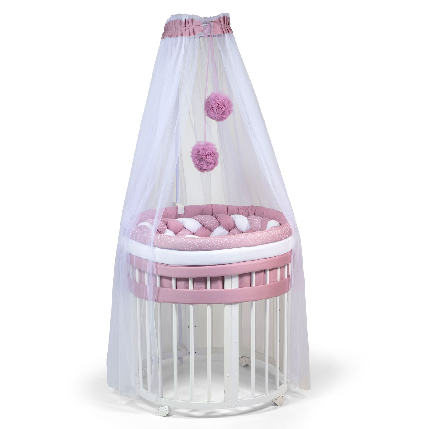 Culla Evolutiva Marilyn Elite Bianca (Kit Tessile a Scelta)