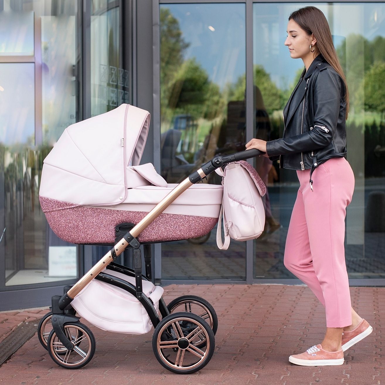 Trio Modo Glitter Rose