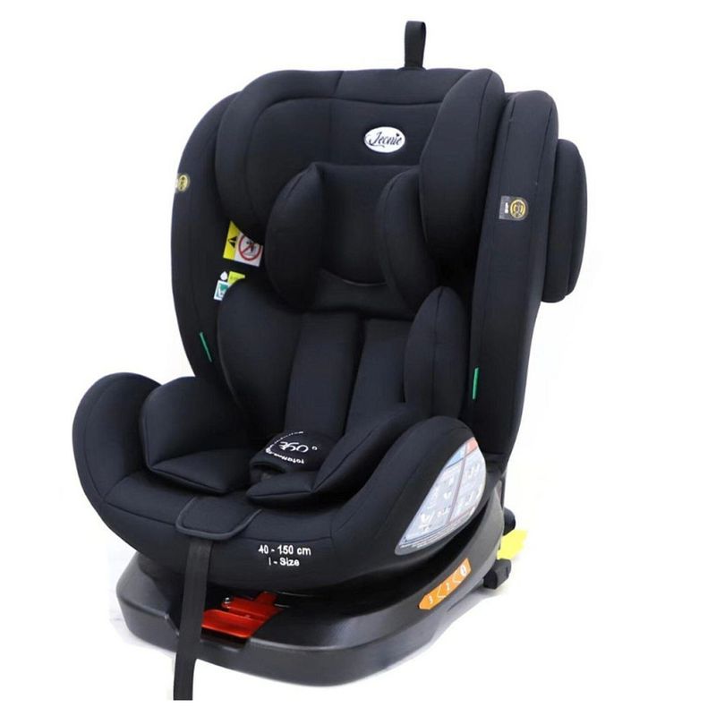 Seggiolino Auto Easy Go con Isofix e Rotazione 360°, dalla nascita fino a 12 anni, Nero