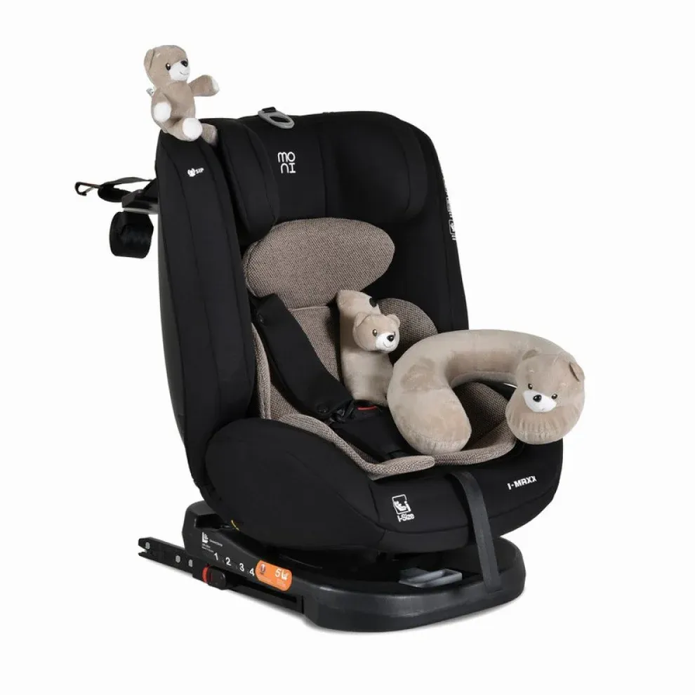 Seggiolino Auto i-Cool, con Isofix e rotazione a 360°, dalla nascita fino a 12 anni, Beige