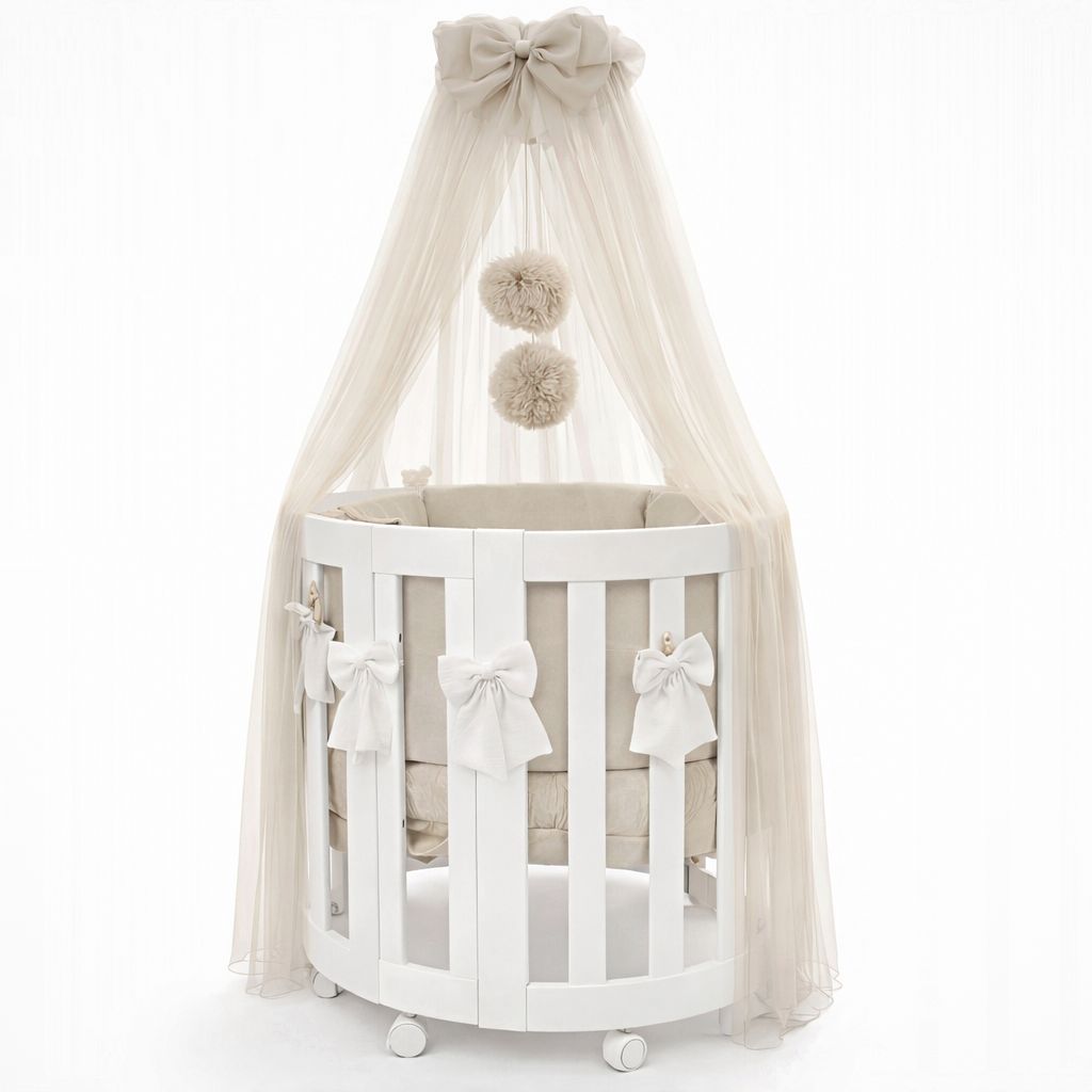 Culla Evolutiva Evoc Bianco (Kit Tessile in Dotazione)