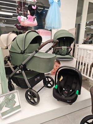 Trio Dada Prams Flux Verde Salvia