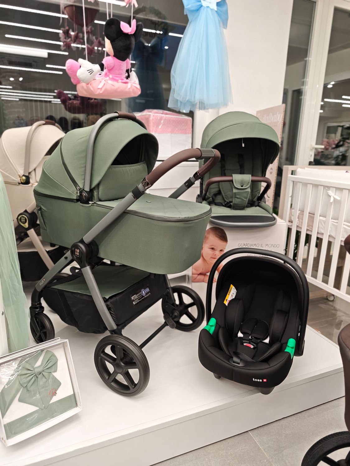 Trio Dada Prams Flux Verde Salvia